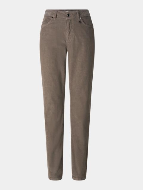 BOGNER Julie Corduroy Pants in Gray-brown