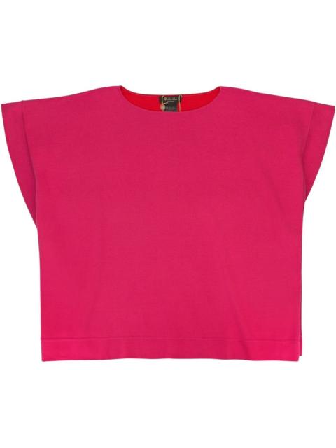 Loro Piana short-sleeve cotton blouse