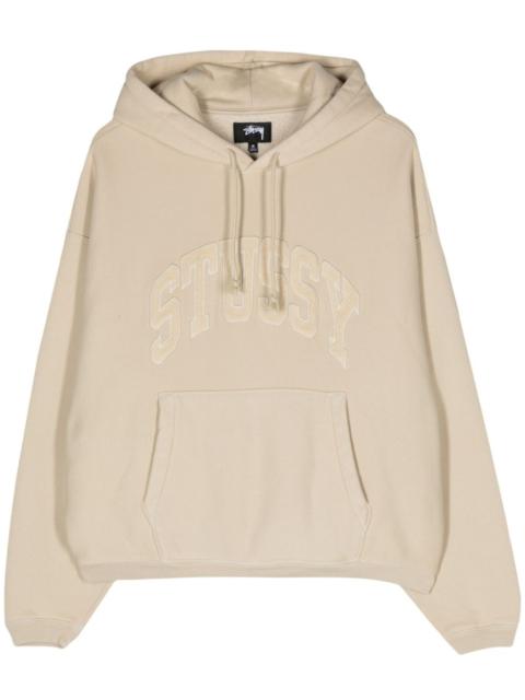 Stüssy Logo cotton blend hoodie