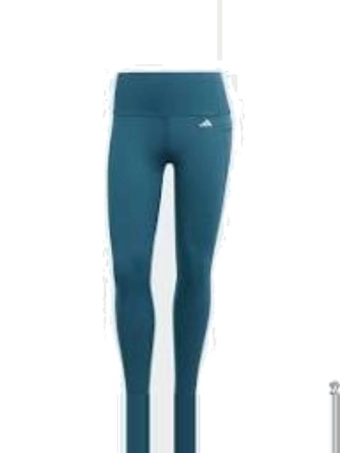 (WMNS) adidas Optime Stash Pocket High-Waisted 7/8 Leggings Asia Sizing 'Teal' IJ6824