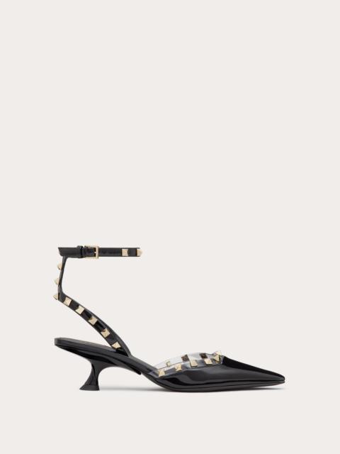 Valentino ROCKSTUD COUTURE PATENT LEATHER PUMP 50 MM