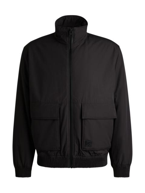HUGO WATER-REPELLENT JACKET IN MATTE FABRIC