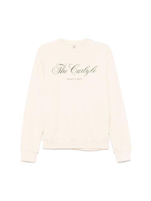 Sporty & Rich The Carlyle Script sweatshirt