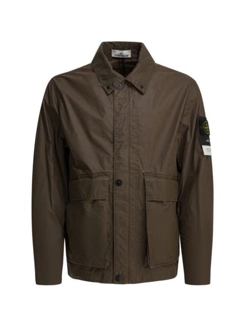 Stone Island buttoned patch-pocket coat