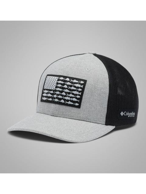 Columbia PFG Fish Flag Mesh Ball Cap