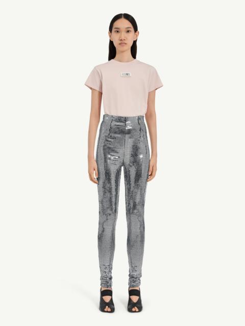 MM6 Maison Margiela Metallic leggings