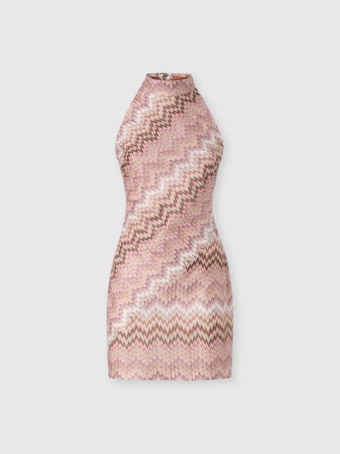 Missoni Halterneck viscose mini dress