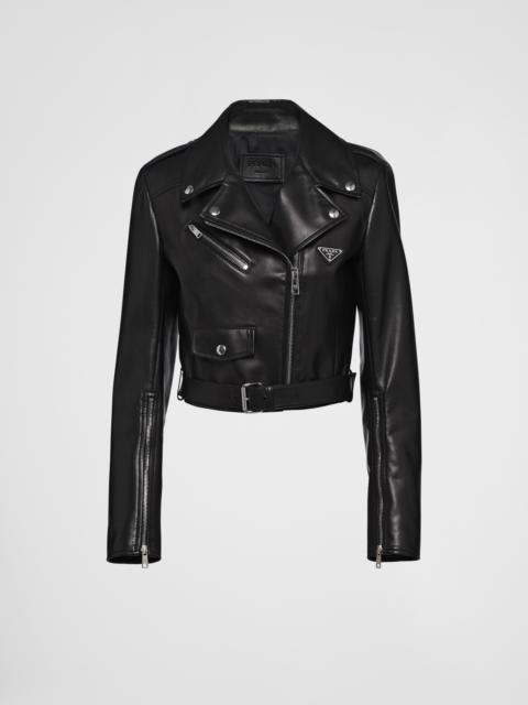 Prada Nappa leather biker jacket