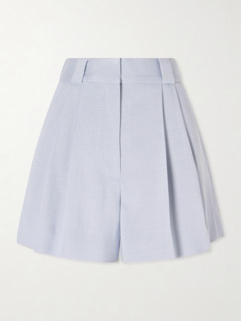BLAZÉ MILANO Vezon Pleated Woven Shorts