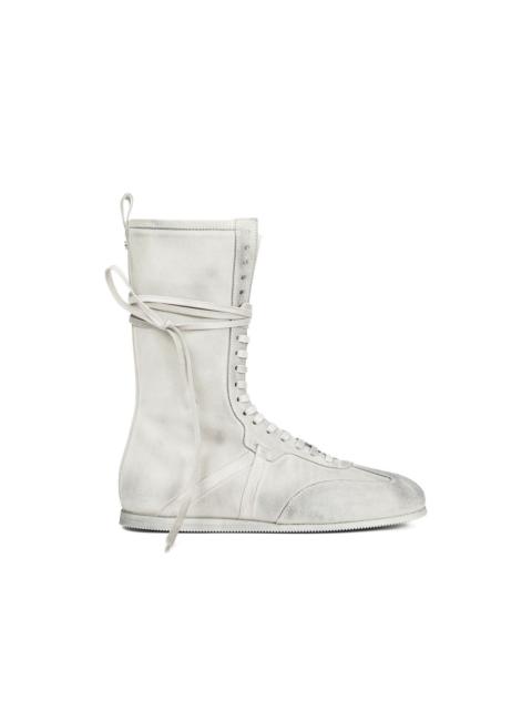 Ann Demeulemeester suede lace-up sneakers