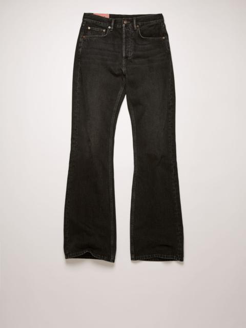 Acne Studios Relaxed bootcut jeans black