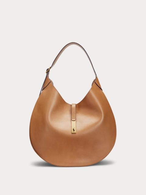 Polo Ralph Lauren Polo ID Calfskin Large Shoulder Bag