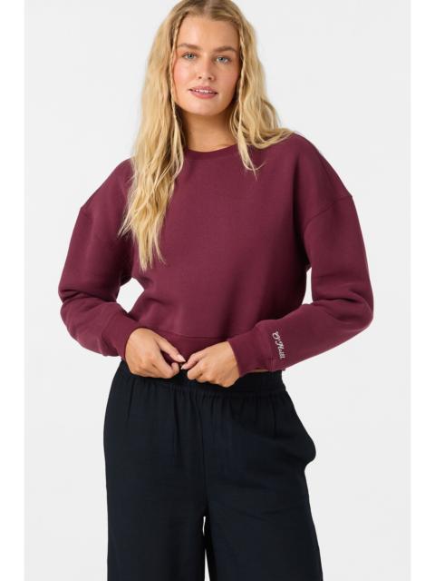 O'Neill Evelyn Cropped Crew Neck Fleece