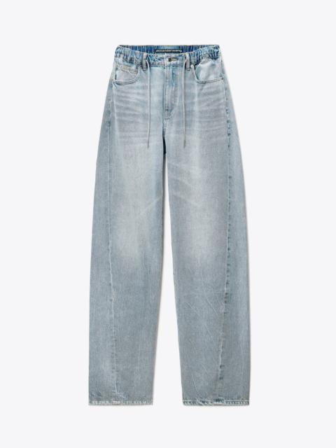 Alexander Wang crystal hotfix drawcord balloon jogger