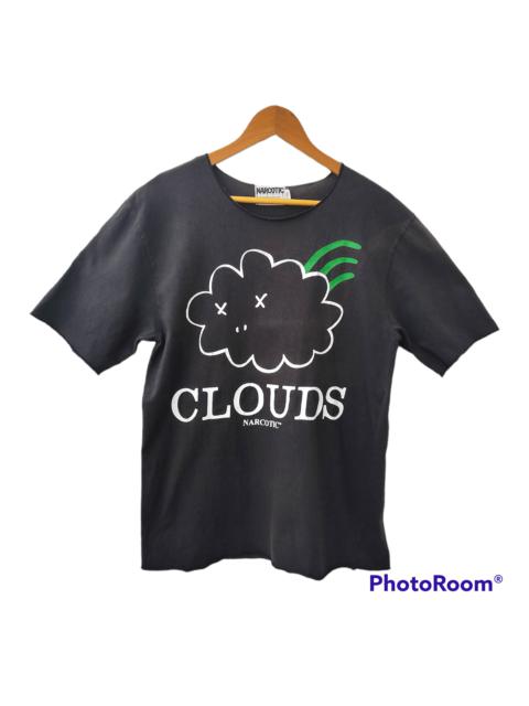 Other Designers Japanese Brand × Narcotic GDC - Narcotic Clouds Distressed & Faded T-shirt
