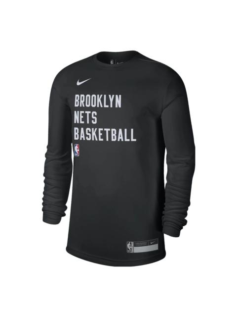 Nike Nike Dri-FIT NBA Practice Long Sleeve T-Shirt 'Brooklyn Nets' FD9941-010