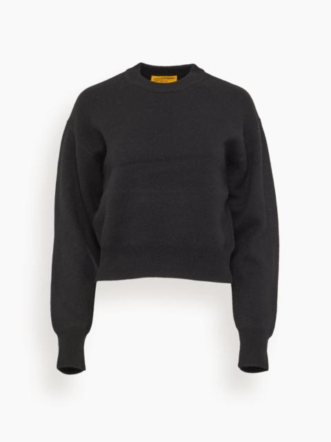 Collegiate Crew in Black