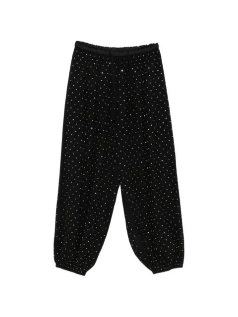 Sandro embellished tapered trousers