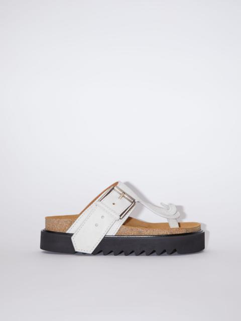 Acne Studios Platform sandals - Off white