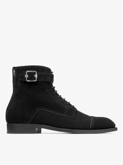 Finnion Lace Up Boot
Black Velvet Suede Boots