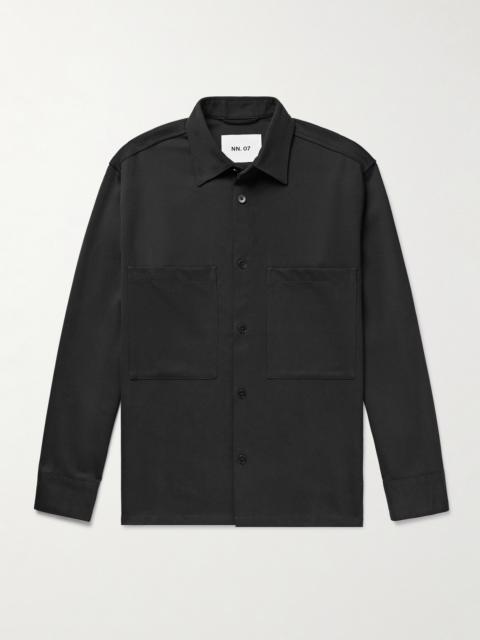 NN07 Freddy 10006 Wool-Blend Twill Overshirt