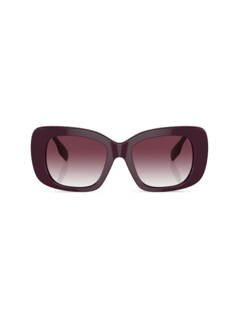 Burberry logo-print square-frame sunglasses