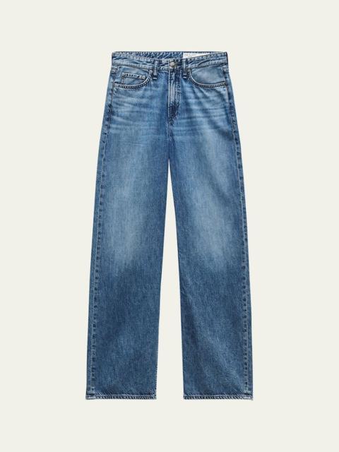 rag & bone Featherweight Logan Wide-Leg Jeans