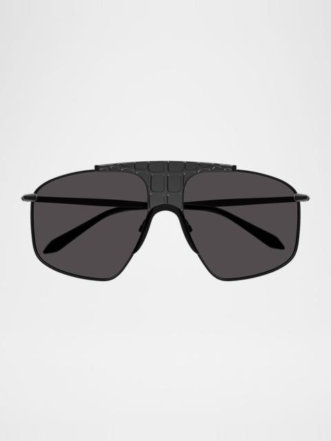 Alaïa 99mm Metal Aviator Sunglasses