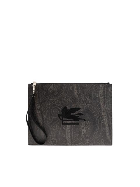 Etro logo-detail clutch bag
