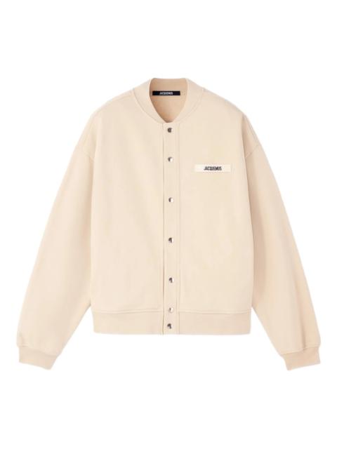 JACQUEMUS Jacquemus The Gros Grain Button-fastening Logo-plaque Cardigan