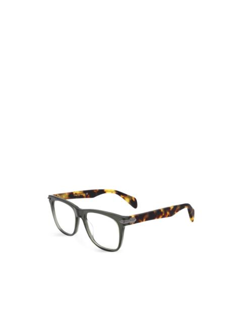 rag & bone tortoiseshell-effect square-frame glasses