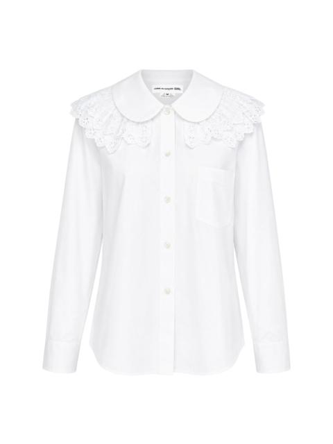 Comme des Garçons GIRL Lace Collar Peter Pan Blouse