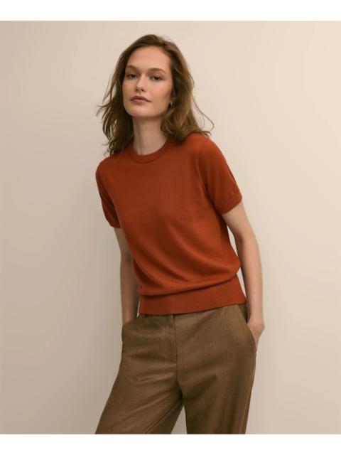 Brooks Brothers Ultimate Merino Wool Short-Sleeve Sweater Shell