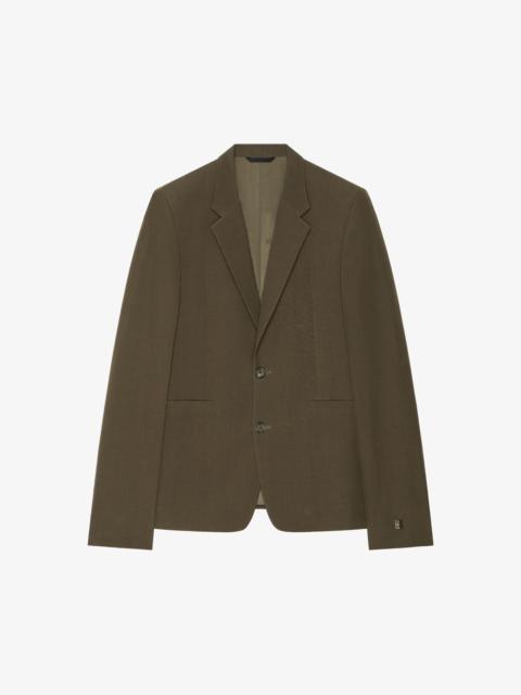 SLIM FIT JACKET IN WOOL