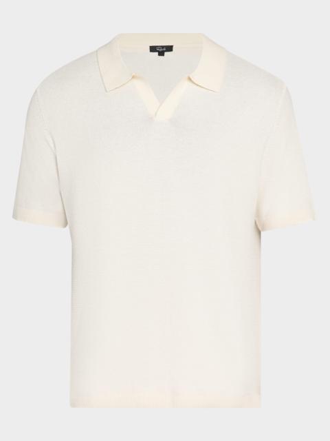 Rails Men's Baker Cotton Knit Short-Sleeve Polo Sweater