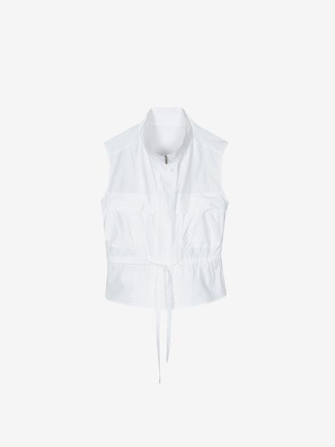 The Frankie Shop Rowley Utility Vest - White