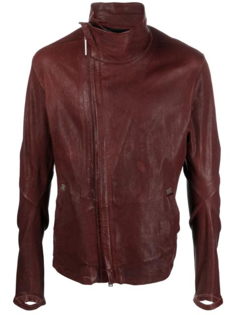 Isaac Sellam Dorsal crinkled leather jacket