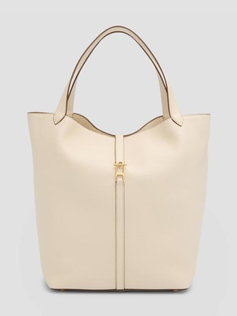 Grain Leather Tote Bag