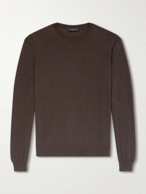 SLOWEAR Cotton and Silk-Blend Sweater