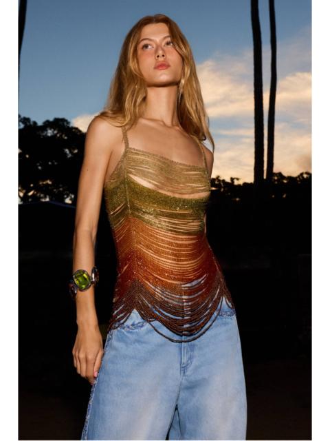 PatBO SOLAR EMBROIDERY TOP