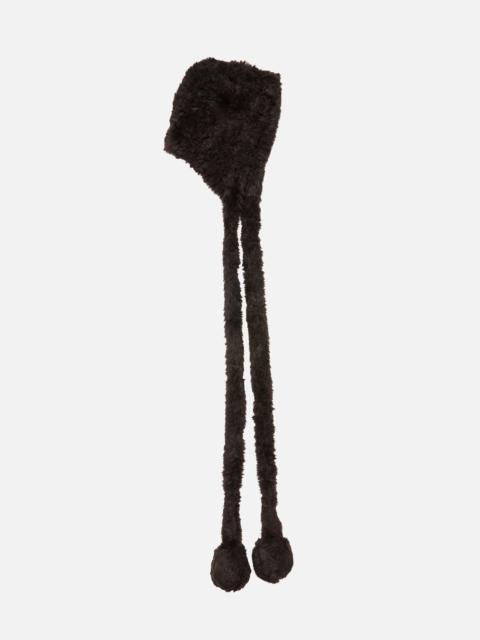 Acne Studios Hat with ear flaps - Brown