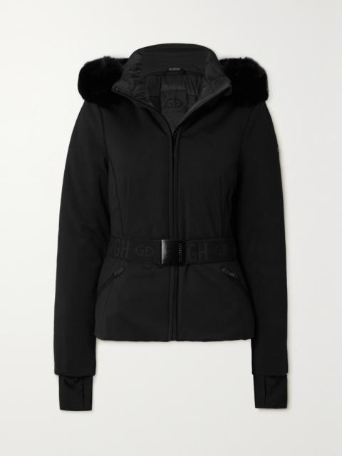 GOLDBERGH Hida Faux Fur-trimmed Hooded Ski Jacket