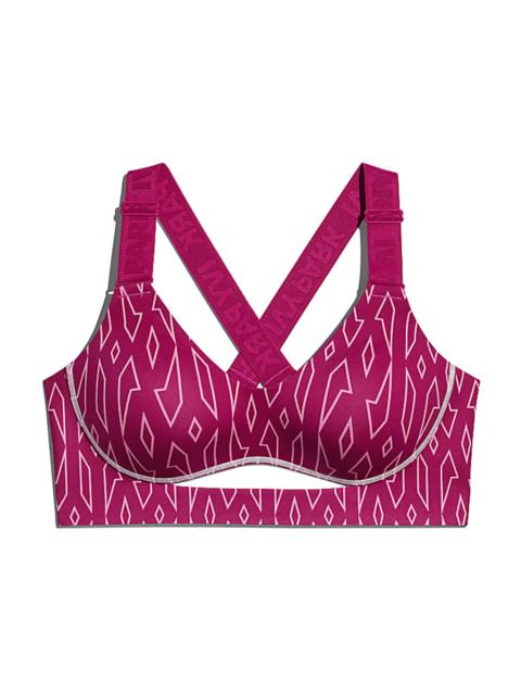 adidas adidas Ivy Park Medium-Support Monogram Cutout Bra Bold Pink