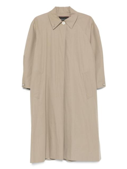 FABIANA FILIPPI button-fastening raglan-sleeve coat