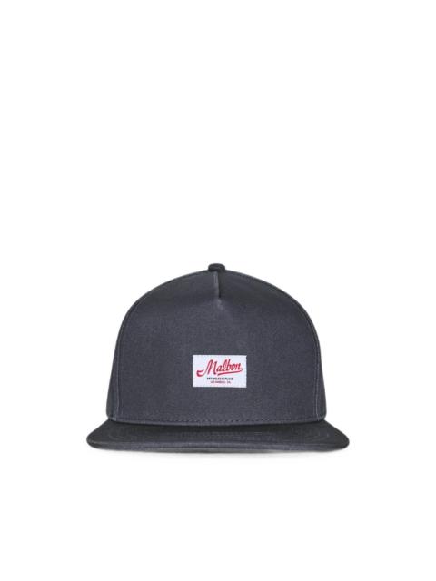 malbon Benchmark logo-patch cotton cap