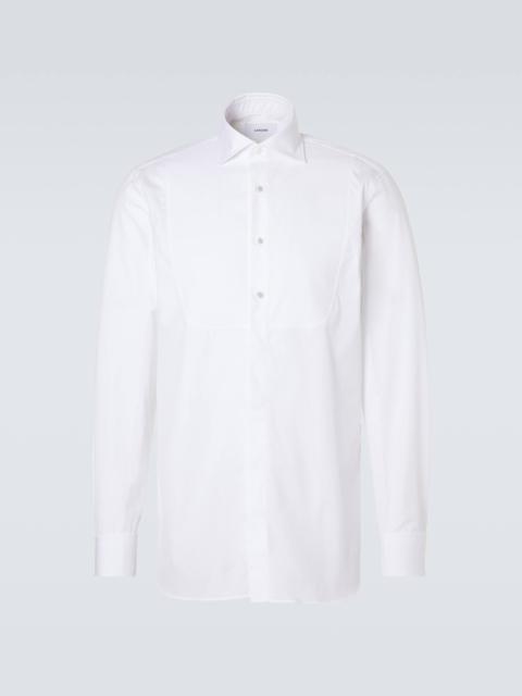 LARDINI Cotton poplin Oxford shirt