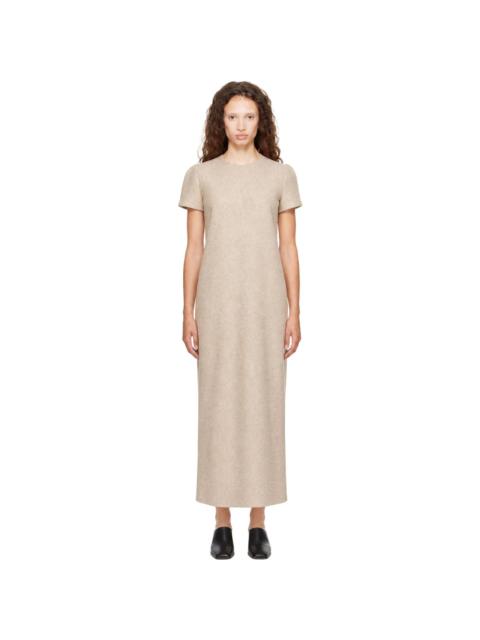 LAUREN MANOOGIAN Beige Lano Maxi Dress