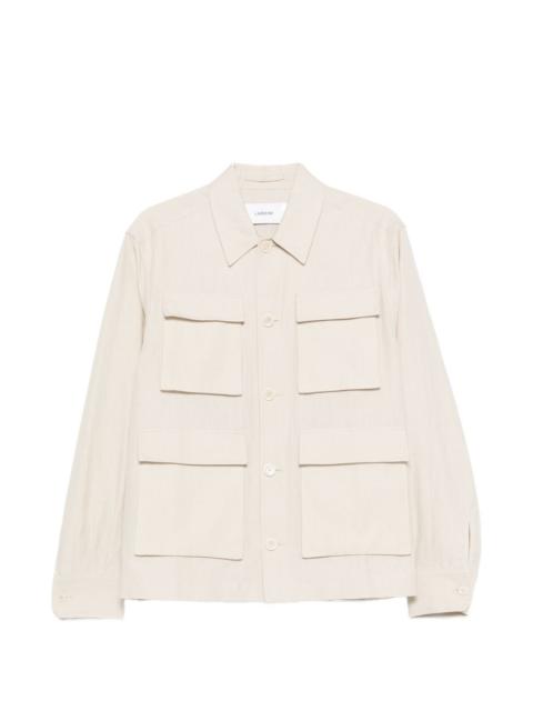 LARDINI patch pocket jacket