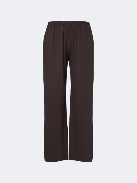 LESET Milo cropped cotton wide-leg pants