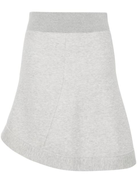 sacai fleece midi skirt